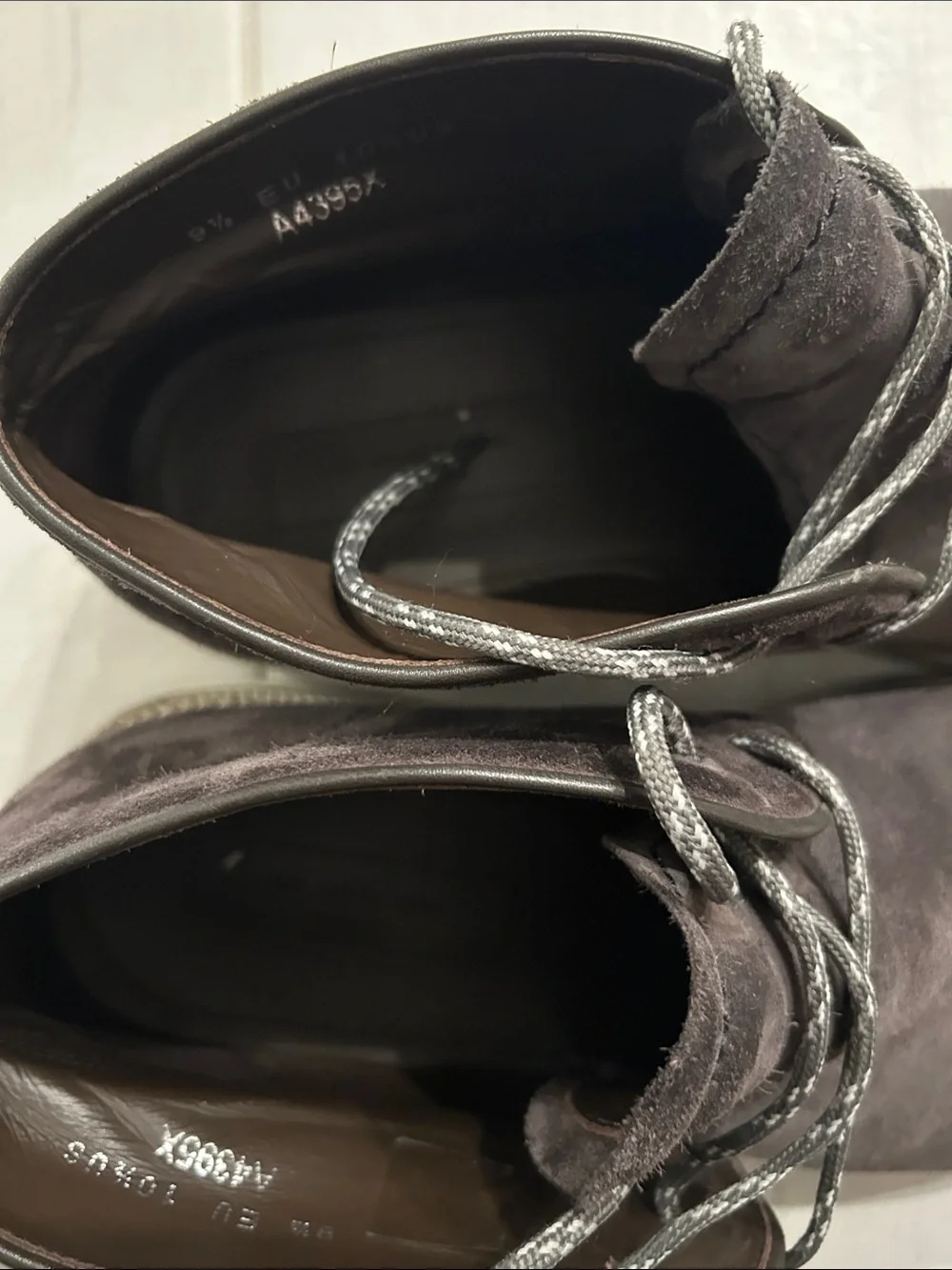 Men's Gray Suede Zegna Boots